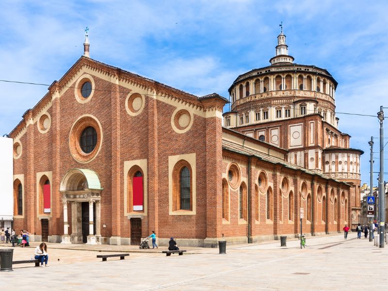 Kirche Santa Maria delle Grazie in Milan