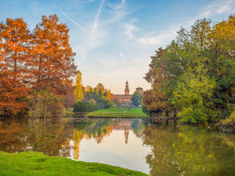 Parco Sempione Park in Mailand
