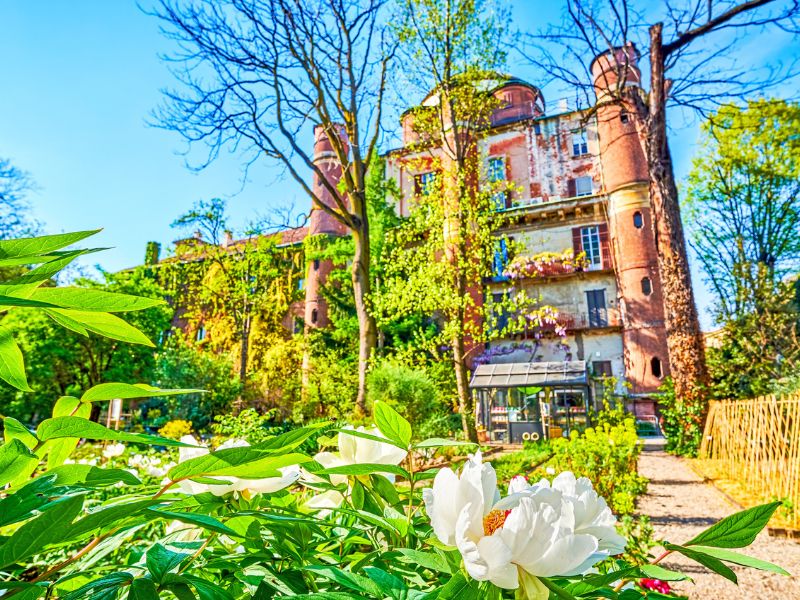 Pflanzen im Botanischen Garten im Brera Viertel Mailand