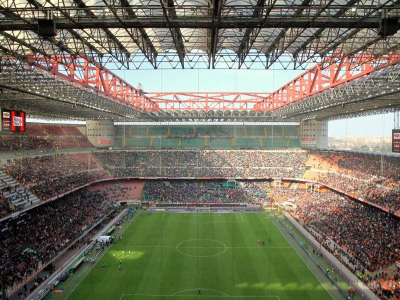 San Siro Stadion in Mailand
