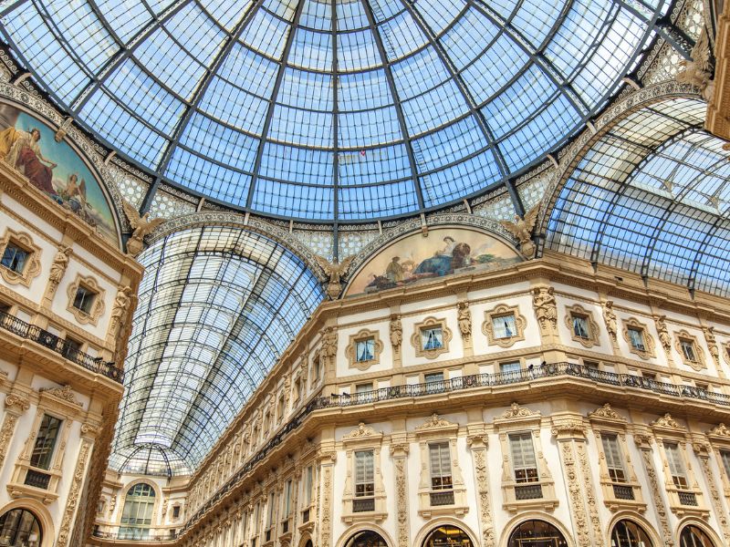 Schönes Einkaufszentrum Galleria Vitoria Emanuelle ii